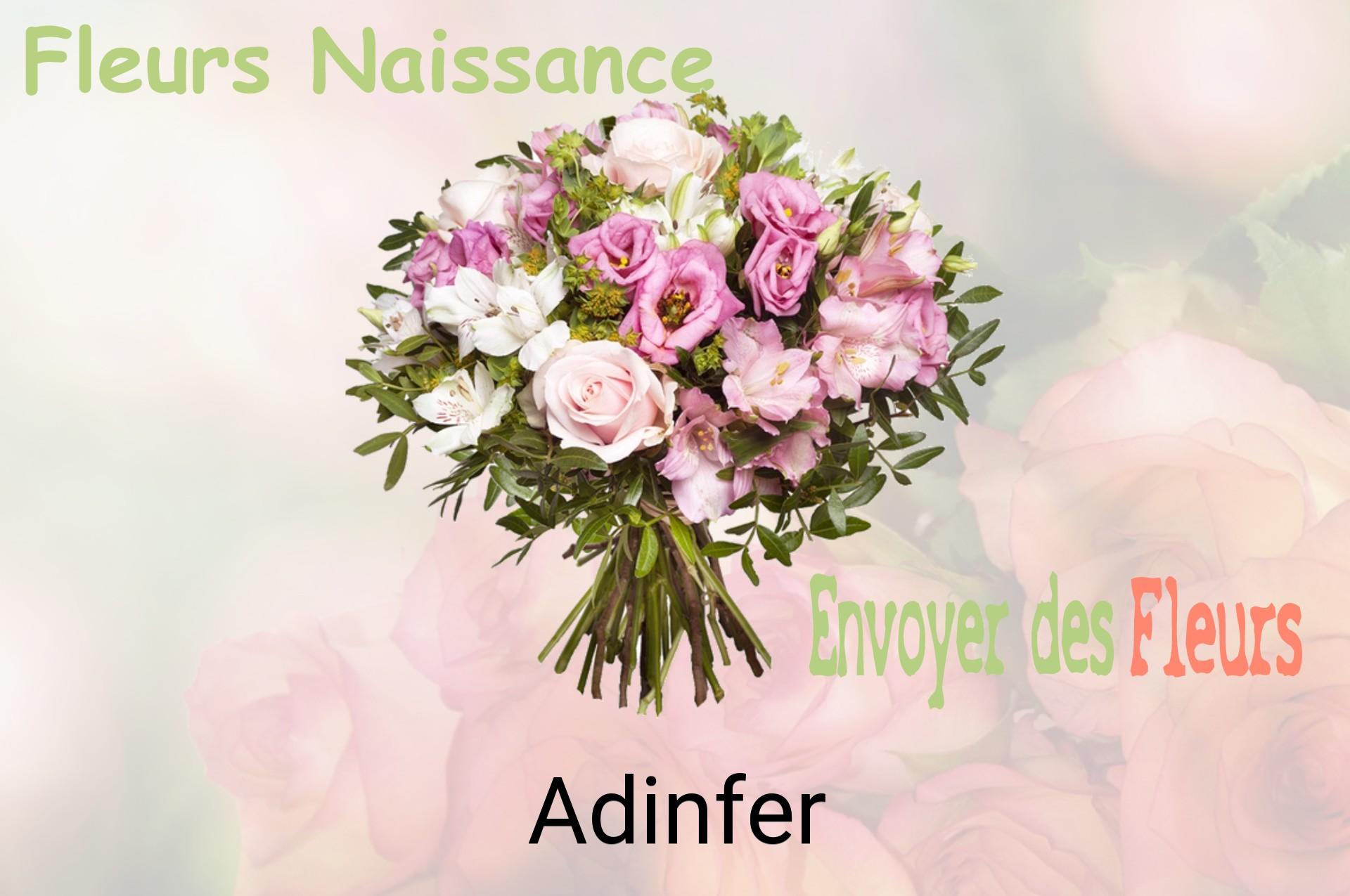 Bouquet de fleurs de naissance livré à Adinfer